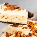 Butterfinger Pie Recipe (No Bake). Photo credit Lauren's Latest.