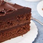 Chocolate Layer Cake With Ganache Frosting. Photo credit Easy Southern Desserts.