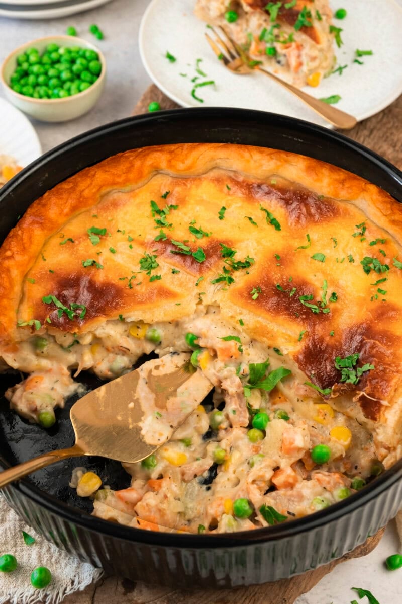 Double Turkey Double Crust Turkey Pot Pie - Lauren's Latest