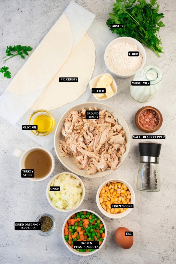 Double Turkey Double Crust Turkey Pot Pie - Lauren's Latest