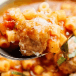 Easy Italian Meatball Soup