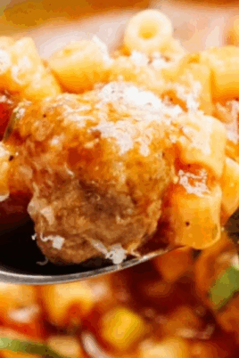 Easy Italian Meatball Soup