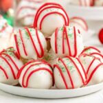 Little Debbie Christmas Tree Cake Balls. Photo credit Semi Homemade Kitchen.