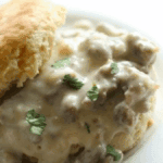 Southern Biscuits and Gravy. Photo credit Lauren's Latest.