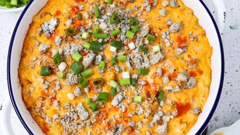 easy buffalo chicken dip recipe 1 768x768