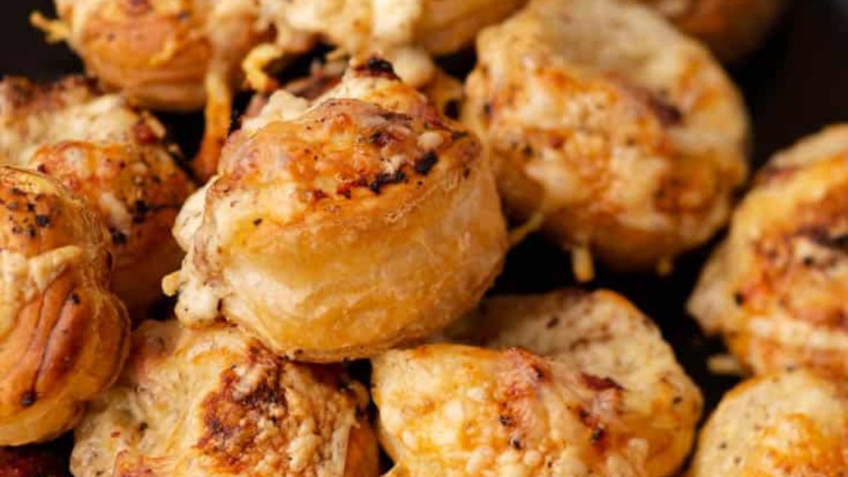 Mini Croque Monsieur With Béchamel. Photo credit Butter and Baggage.