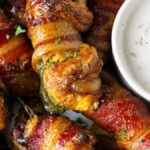 Smoked Traeger Jalapeno Poppers. Photo credit Savor the Best.