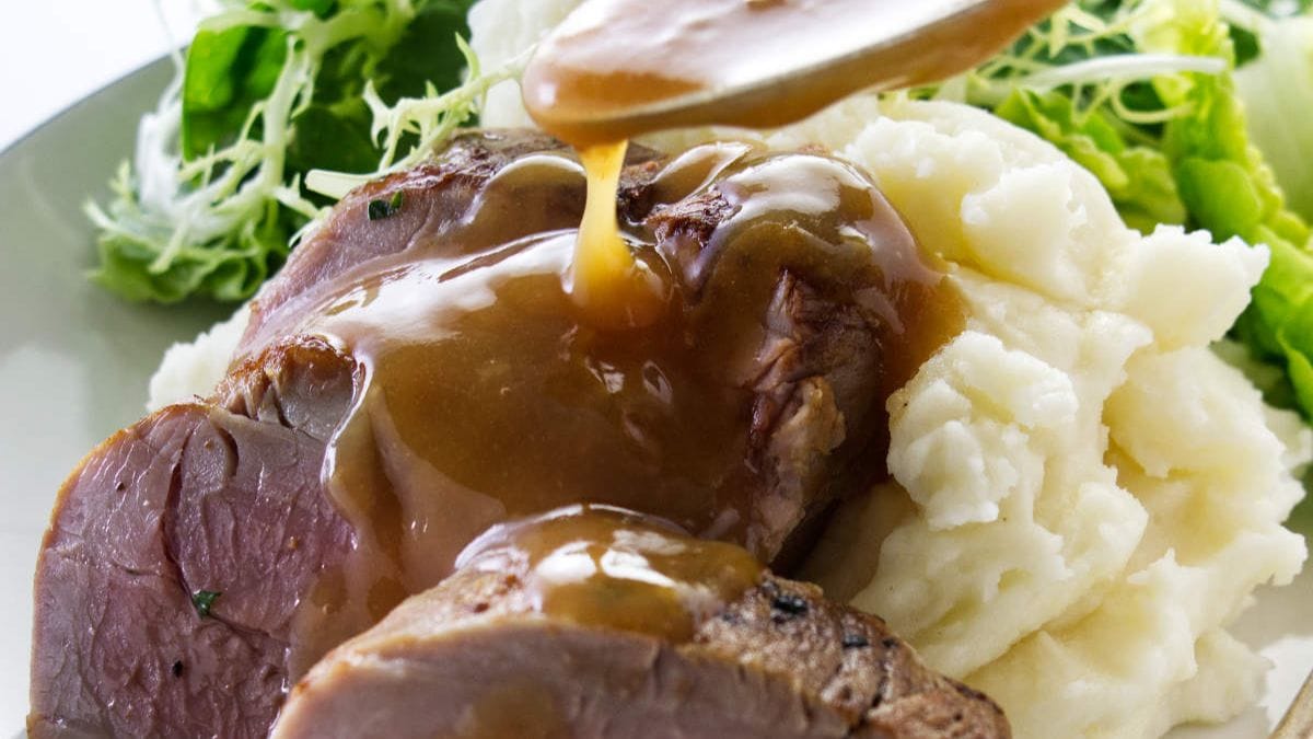 Sous Vide Pork Tenderloin. Photo credit Savor the Best.