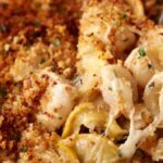 Squash Casserole Recipe. Photo credit Butter and Baggage.
