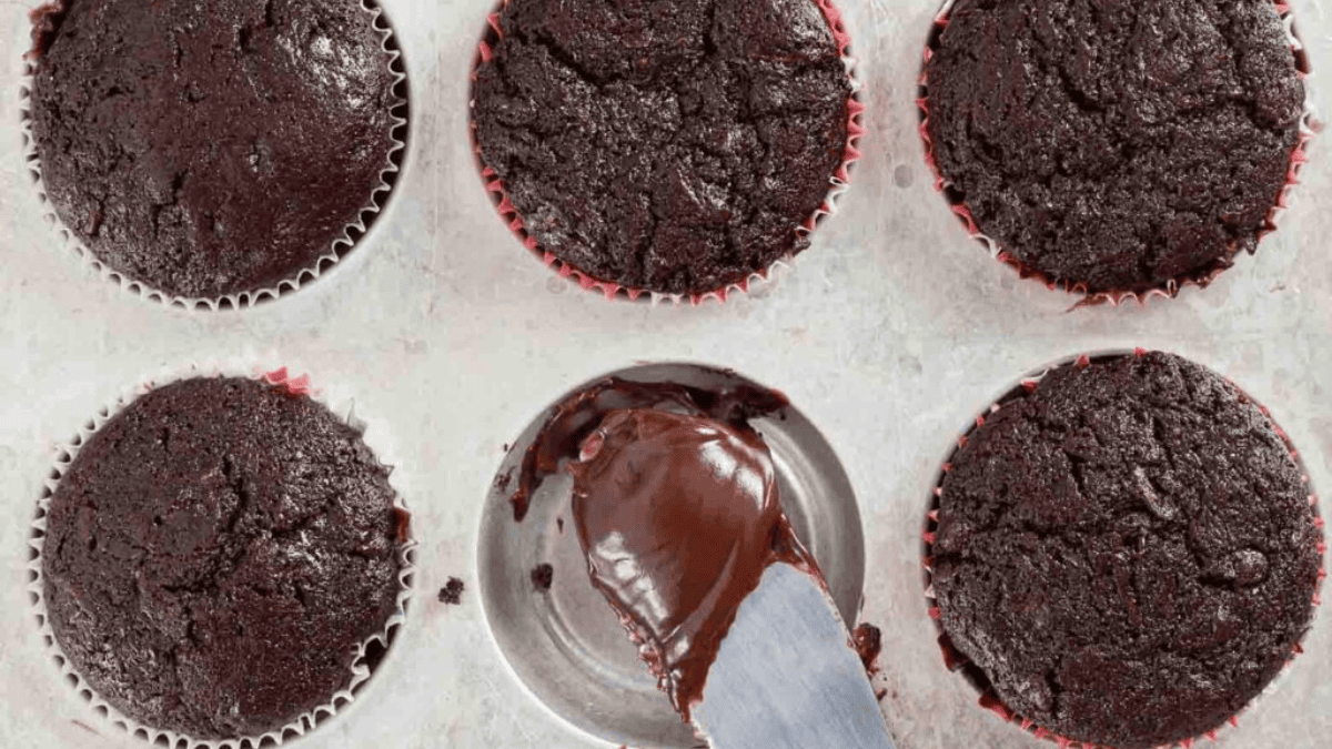Chocolate Zucchini Cupcakes. Photo credit Chew Out Loud.