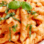 Crockpot Italian Chicken Pasta. Photo credit Lauren's Latest.