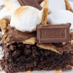 Easy S'mores Brownie Recipe. Photo credit Intentional Hospitality.