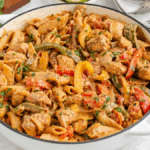 One Pot Chicken Fajita Pasta. Photo credit A One Pot Wonder