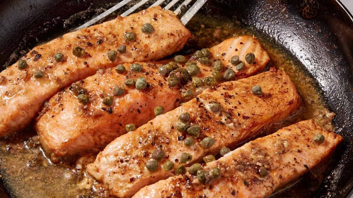Baked Salmon with Garlic Butter. Photo credit Butter and Baggage.