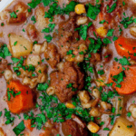 Beef and Barley Stew. Photo credit Chew Out Loud.