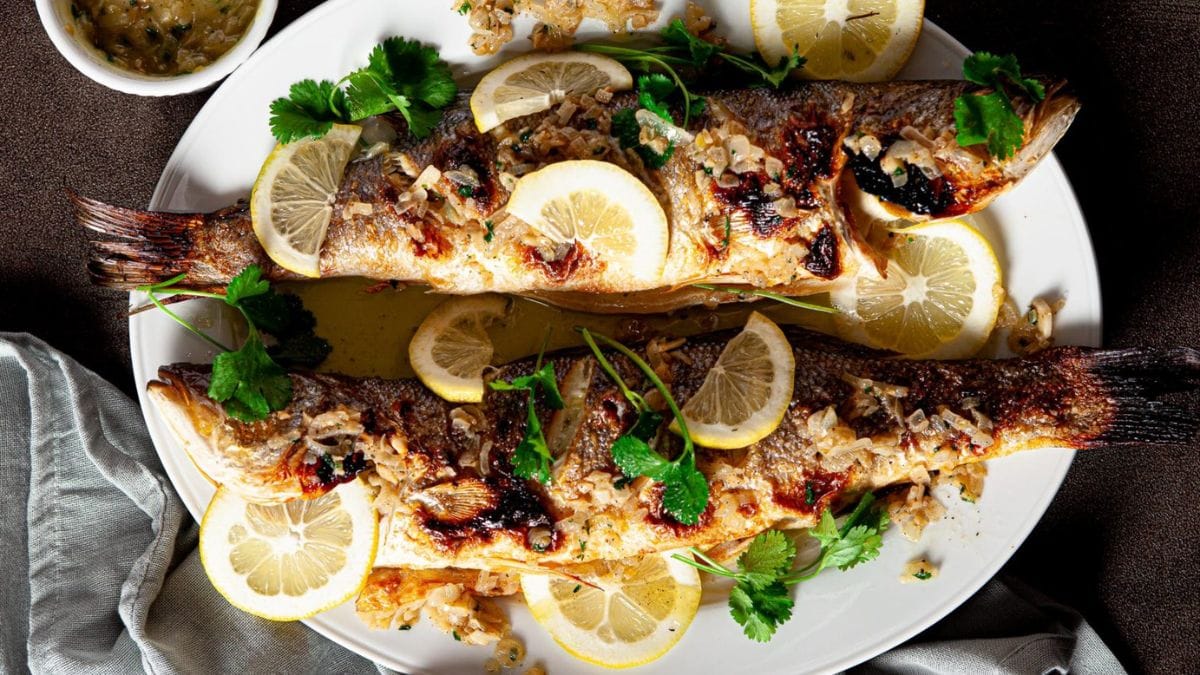 Branzino. Photo credit Chew Out Loud.