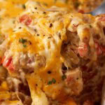 Easy King Ranch Chicken Casserole. Photo credit Butter and Baggage.