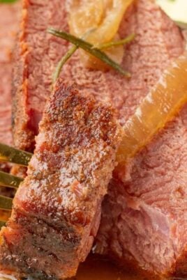 Maple Corned Beef. Photo credit Lauren's Latest.