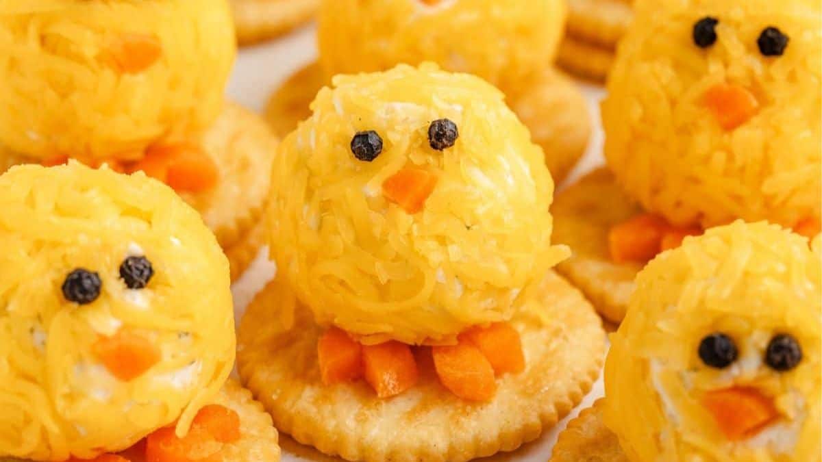 Baby Chick Cheese Balls. Photo credit Semi Homemade Kitchen. (1)