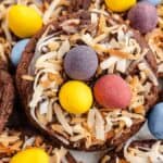 Easter Bird Nest Cookies. Photo credit Semi Homemade Kitchen.