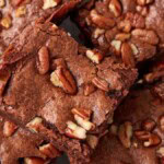 Turtle Brownies With Homemade Caramel. Photo credit Butter and Baggage